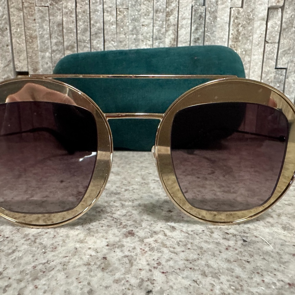 Gold Frame Sunglasses